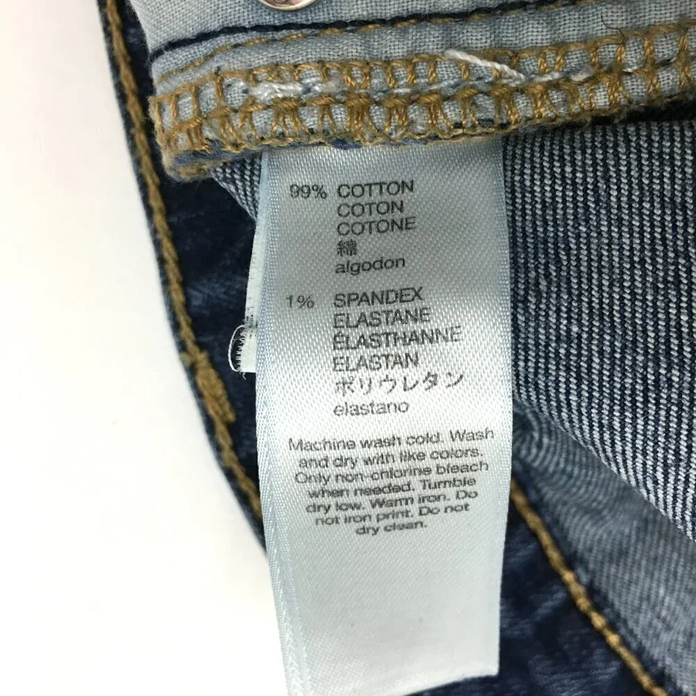 Gap Women's Jeans Crop Kick Bootcut Frayed Hems size 10 length 25
